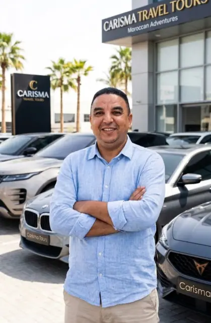 Hassan Bousseta, fondateur de Carisma Travel Tours, à Marrakech